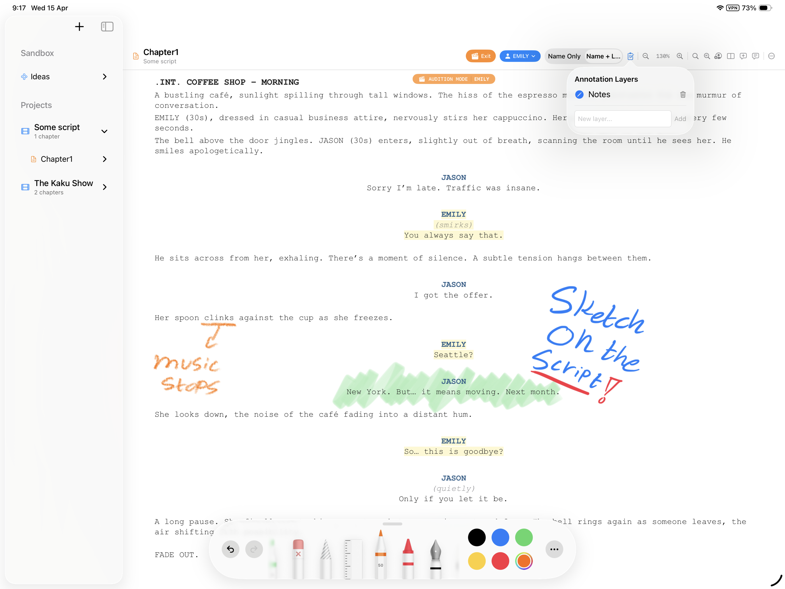 Annotation layers