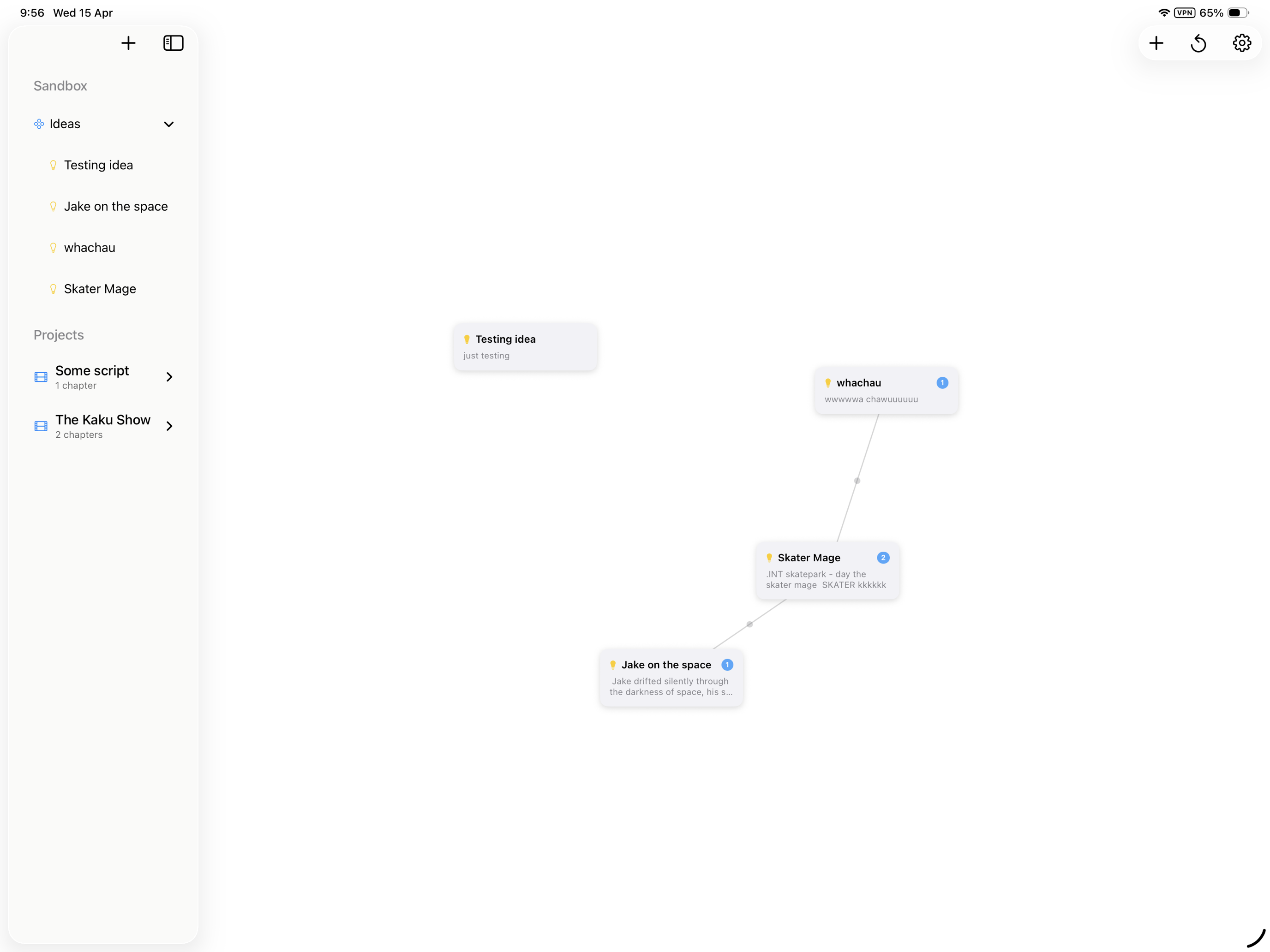 Idea connections